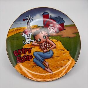 Danbury Mint Betty Boop Barn Yard Beauty Country Betty Collector's Plate